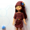 Patrón vestido manga codo Paola Reina 32 cm