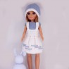 Patrón falda con tirantes, jersey y gorro Nancy clásica y new