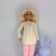 Patrón jersey y pantalón de lana válido para muñecas tipo Barbie