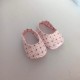 Patrón falda de peto, capota y zapatos de tela y rebeca de lana válido para Antonio Juan 42 cm