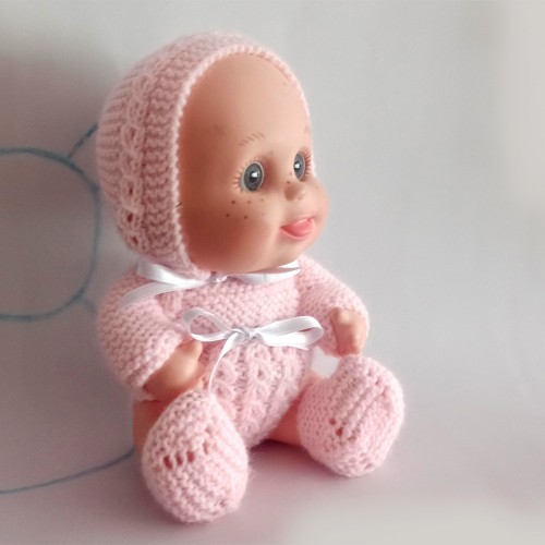 Patrón pelele lola, capota y patucos válido para Baby Pelón