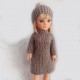 Patrón vestido/abrigo con gorro de lana válido para Nancy clásica y new