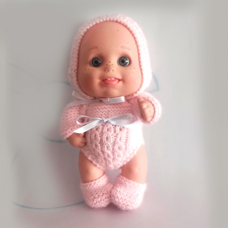 Pelele lola con capota y patucos válido para Baby Pelón
