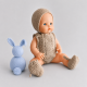 Patrón chaleco, cubrepañal, capota y zapatos válido para Nenuco tradicional