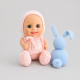Patrón chaleco, cubrepañal, capota y zapatos válido para Baby Pelón o similar