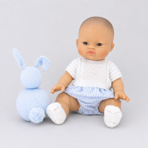 Patrón pelele lana y tela Nenuco 32 cm y Gordis de Paola Reina 34 cm