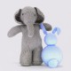 Pack para realizar un elefante de lana y un oso