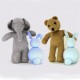 Pack patrones para realizar un elefante de lana y un oso